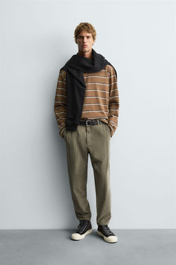 CARROT FIT CORDUROY TROUSERS
