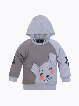 Костюм детский серыймеланж собака