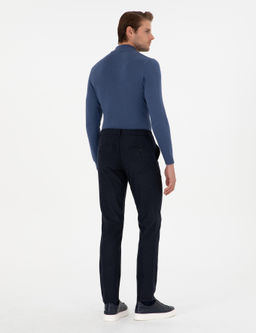 Lacivert Ex. Slim Fit Kuma_ Pantolon