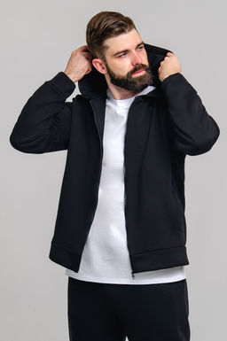 Арт. 69301 Толстовка мужская с начесом 50-58 (5 шт) Цвет:черный - Идеал фото 6