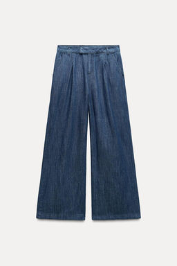 Z1975 LOOSE-FITTING WIDE-LEG JEANS - Zara фото 5