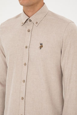 Erkek Koyu Bej Uzun Kollu Basic G_mlek - U.s. polo assn фото 7