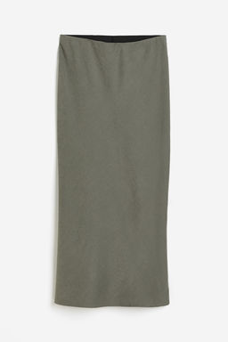 Maxifalda de saten - H&m фото 4