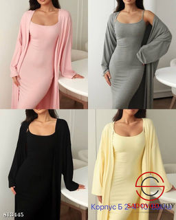 Комплект женский (платье и кардиган) - Bruno фото 2