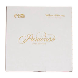 Тарелки WY Paradise, d=25.5 см, набор 2 шт., фарфор, белые, розовые