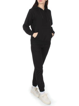 NOE07 BLACK Костюм спортивный женский (хлопок 90%, полиэстер 10%) - Fashion фото 2