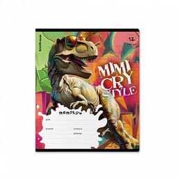 Цена за 10 шт. Тетрадь школьная ученическая ErichKrause Dino Art, 12 листов, клетка (в плёнке по 10 шт.)_MIX-PACK  фото 7