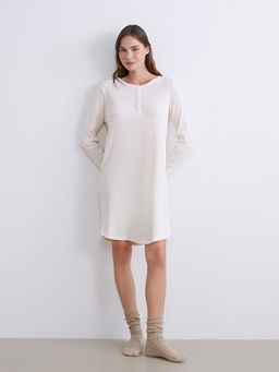 Bisiklet Yaka Kad?n Gecelik