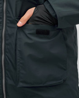 Куртка - жилетка трансформер с подогревом 2 в 1 мужская зимняя темно-синего цвета 6668TS - Mtforce фото 41