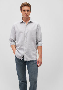 Gri Gomlek - Mavi фото 2