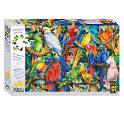 Пазлы 1000 "Пестрый мир"