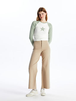 Wideleg Kad?n Jean Pantolon