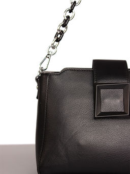 LACCOMA сумка Y1444-черный натуральная кожа полиэстр  фото 3