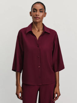 Блузка свободного кроя из вискозы / Zarina  фото 3