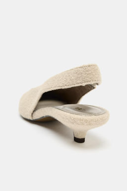 SHEARLING EFFECT SLINGBACK SHOES - Zara фото 11