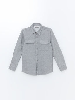 Uzun Kollu Erkek ?ocuk G?mlek Ceket