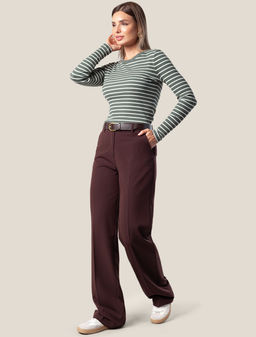 D49.984 Футболка женская оливковый-белый