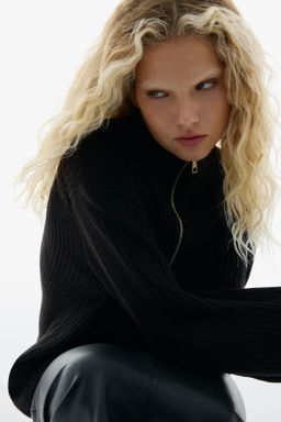 Jersey de punto grueso con media cremallera - H&m фото 12