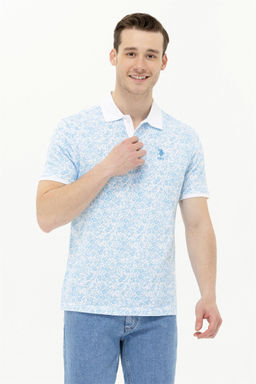 Мужская бирюзовая футболка с воротником-поло Неожиданная скидка в корзине - U.s. polo assn фото 4