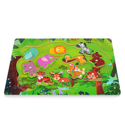 Пазл-вкладыш-рыбалка Зверята - Щепочка фото 6