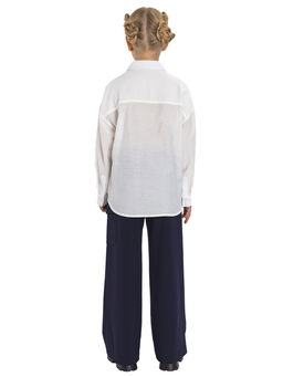 Школьная блузка для девочки О77058 - Карамелли фото 2