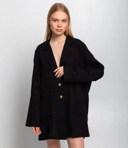 Пиджак #ОКТ025020, чёрный