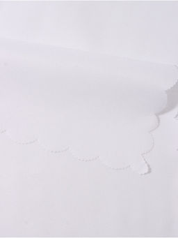 Скатерть «Доляна», однотонная, белая, 140×180 см