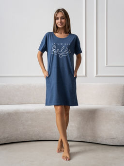 Туника жен.арт.388/3-5,индиго - Binita фото 2