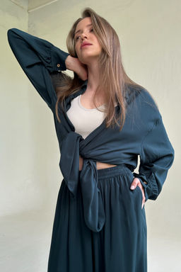 Костюм женский SET065/10/Изумруд - M&G all natural фото 9