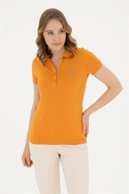 Kad_n Kiremit Basic Polo Yaka Ti__rt