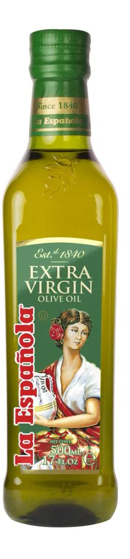 Масло оливковое нерафинированное высшего качества Extra Virgin "La Espanola" ст./б (0,458 кг/0,5 л)