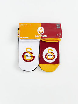 Galatasaray Desenli Erkek ?ocuk Patik ?orap 5li