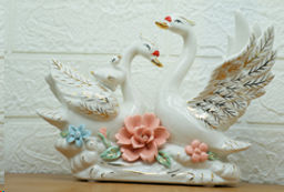 Статуэтка Лебеди 25х9х19 см / W3167 /уп 24/