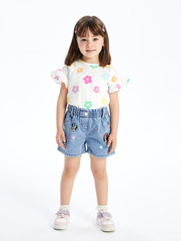 Beli Lastikli Minnie Mouse Nak??l? K?z Bebek Jean ?ort - Waikiki фото 3