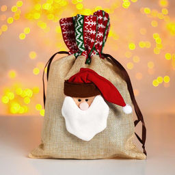 Мешок для подарков Новогодний, виды МИКС - Страна карнавалия фото 2