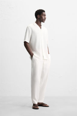 RELAXED FIT FLOWING SHIRT - Zara фото 4