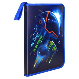 Папка для школьных тетрадей пластиковая арт. 63123/ 3 КОСМОНАВТ