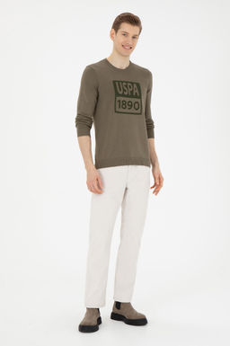 Erkek Regular Fit Ta_ Kanvas Pantolon