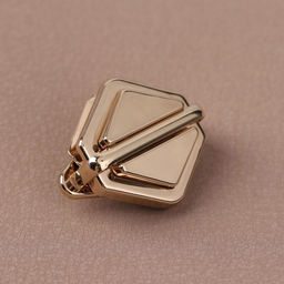 Цена за 5 шт. Застёжка для сумки, 3,1 3,1 см, цвет золотой - Арт узор фото 2