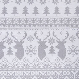 Скатерть Рождественские Елочки 110х146 см, 100% хлопок, 164 г/м2 - Доляна фото 2