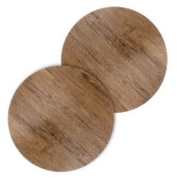 VAL OR10-PM-38S2 Плейсмат, ПВХ, D38 см, набор 2 шт., дерево, ORIGINAL, шт