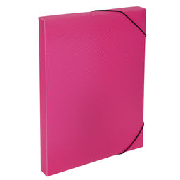 Expert Complete Короб архивный пластиковый 30 мм 1 шт. PRISMA NEON A4 эффект 3D розовый ЕС240400013