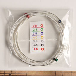 Струны для 7-струнной гитары  ( .010 - .050, латунная навивка на граненом керне)