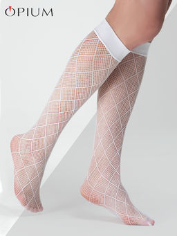 Гольфы Opium Gambaletto Rhomb Rete