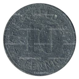 10 пфеннигов 1917 года Германия  Нотгельд (Меттман)