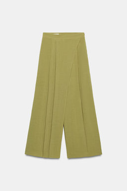 PANTAL?N PAREO ANCHO / Oliva - Zara фото 5