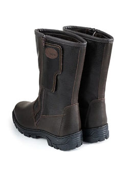 Сапоги мужские Алтай, коричневые, литая подошва