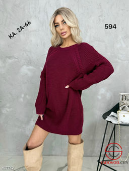 Туника женская однотонная