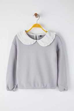 Mavi Duz Orme Sweatshirt TKDAW26SW00048