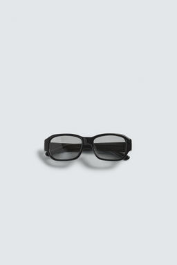 GAFAS DE SOL RECTANGULARES / Negro - Zara фото 7